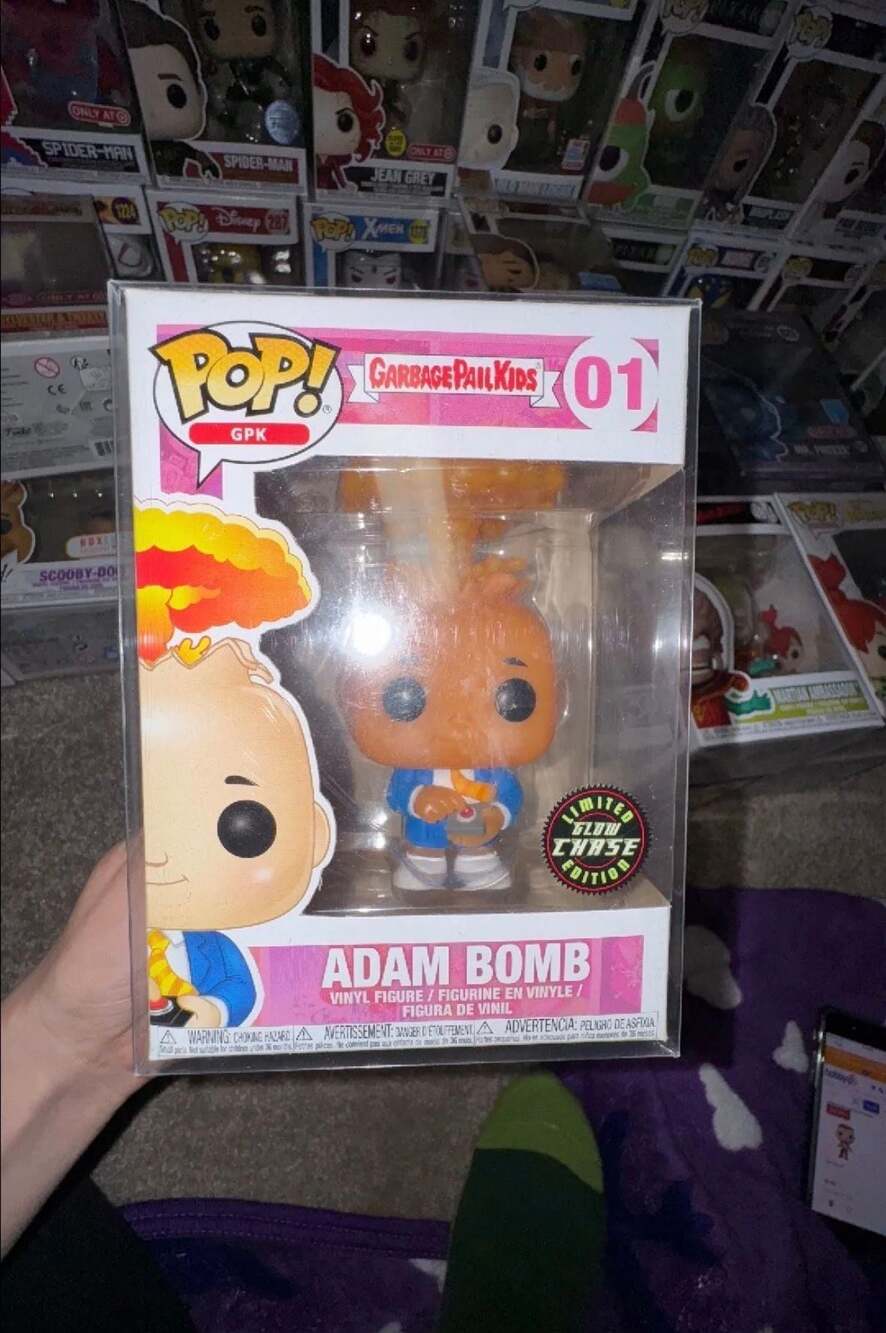 Funko Pop! Garbage Pail Kids Adam Bomb #01 Glow Chase Edition Vinyl Figure